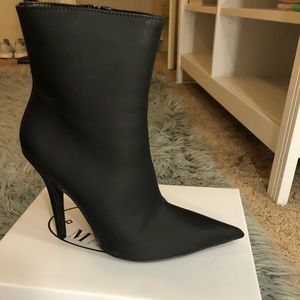 Fashion nova matte black stilettos